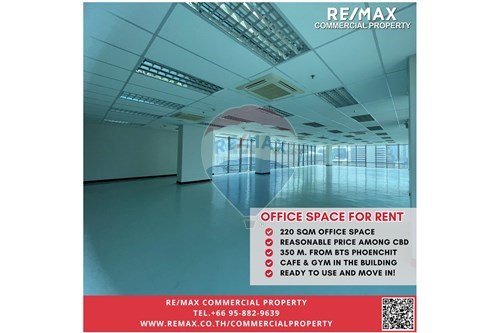 For Rent/Lease-Office Space-Pathum Wan, Bangkok-920271003-856