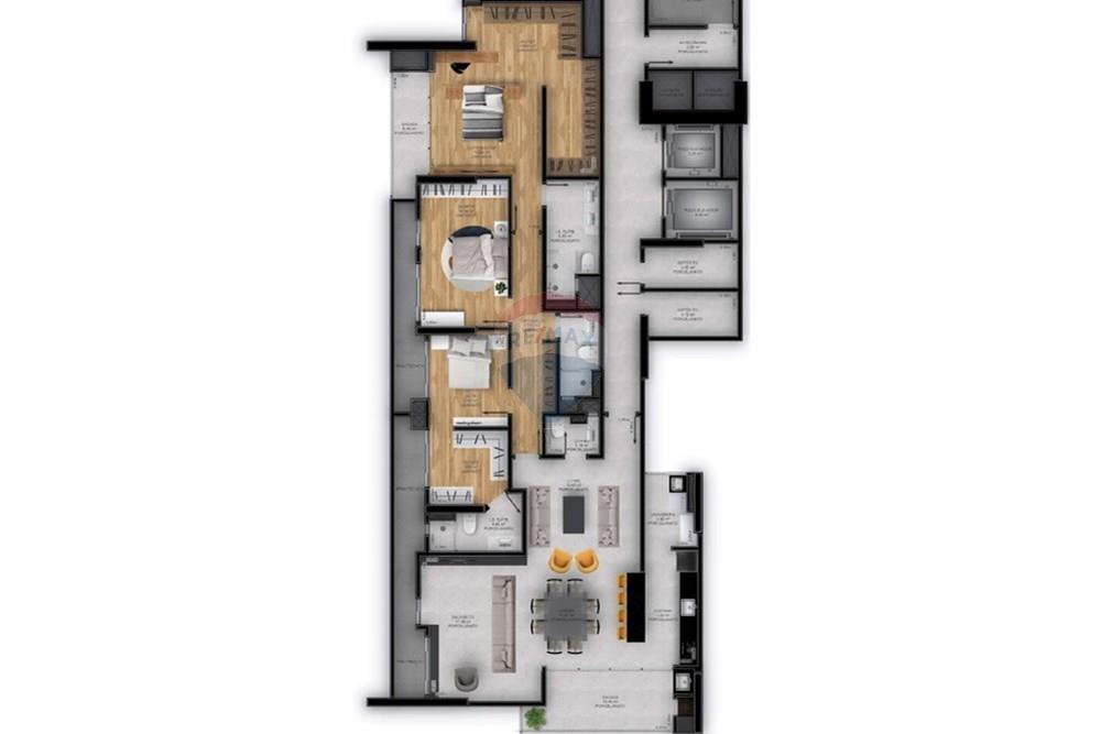 Apartamento - Venda - Cascavel , Paraná - Planta Paris (unificada).jpg - 960151004-57