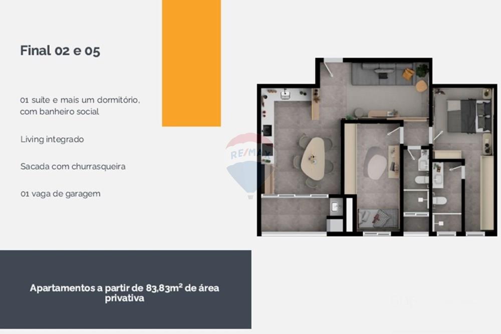 Apartamento - Venda - Foz do Iguaçu , Paraná - Black and White Minimalist Blank A4 Document Landscape (12).jpg - 960101044-3